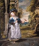 Jacob Jordaens Portrait of the Painter's Daughter Anna Catharina oil